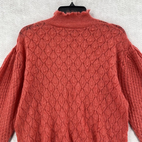 Anthropologie Red Diamond Knit Sweater - Picture 8 of 15